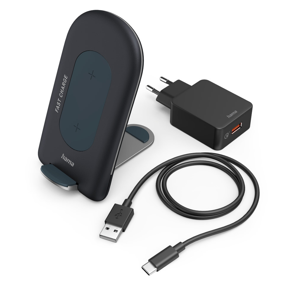 Hama QI-FC15S vezeték nélküli Qi gyorstöltő (15W) #2