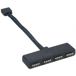 Akasa 4-pin RGB elosztó kábel RGB világításhoz, 10cm (1x RGB > 4x RGB) #2