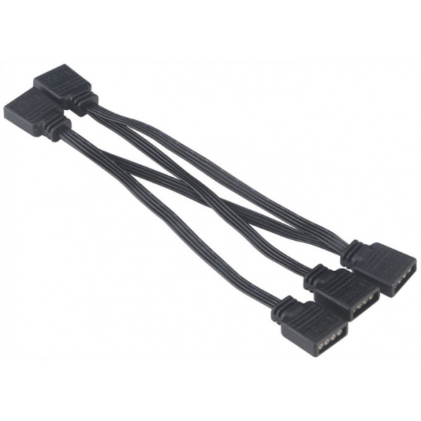 Akasa 4-pin RGB elosztó kábel RGB világításhoz, adapterrel (1x RGB > 4x RGB) #2