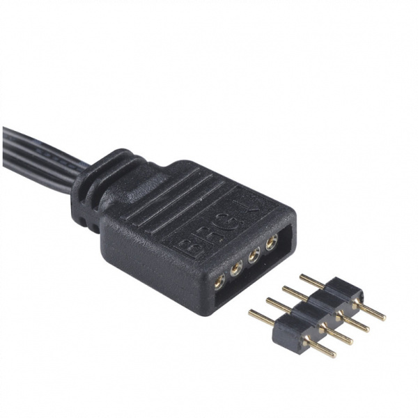Akasa 4-pin RGB elosztó kábel RGB világításhoz, adapterrel (1x RGB > 4x RGB) #3