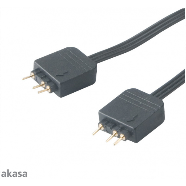 Akasa 3-pin aRGB elosztó kábel címezhető LED-hez (12cm) #3