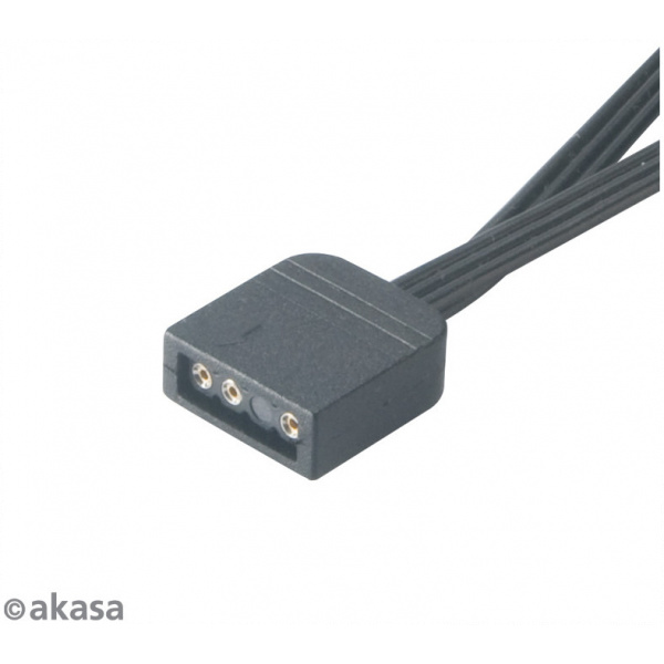 Akasa 3-pin aRGB elosztó kábel címezhető LED-hez (12cm) #4