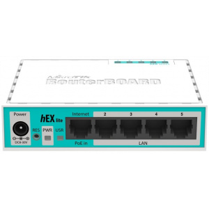 MikroTik hEX lite RB750r2 L4 vezetékes router 5 porttal #2