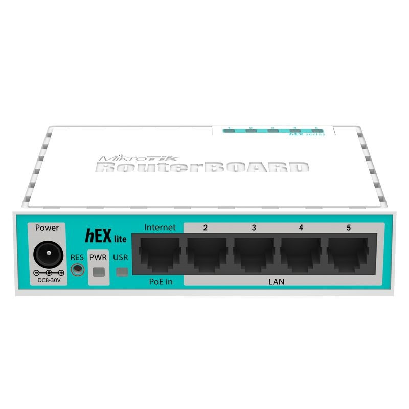 MikroTik hEX lite RB750r2 L4 vezetékes router 5 porttal #2