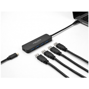 Delock USB Type-C™ Hub 4 Port USB 3.2 Gen 1 Power Delivery-vel 85W #2