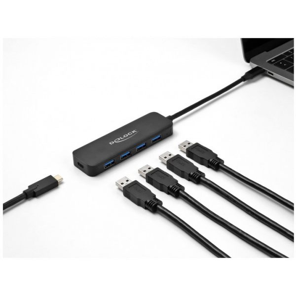 Delock USB Type-C™ Hub 4 Port USB 3.2 Gen 1 Power Delivery-vel 85W #2