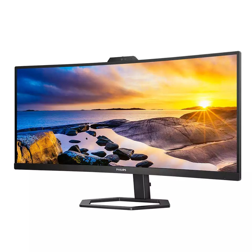 34" Philips 34E1C5600HE/00 ívelt LCD monitor Windows Hello webkamerával (VA LED) #2