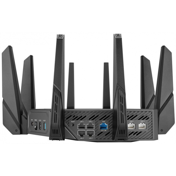 Asus ROG Rapture GT-AXE16000 4 sávos WiFi 6E gamer router 2,5G és 10G porttal #6