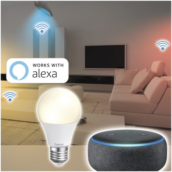 Hama Okos Wi-Fi LED izzó (E27, 10W, RGB) #5