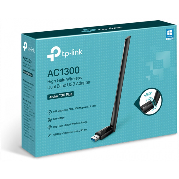 TP-Link Wireless-AC1300 Dual Band USB adapter Archer T3U Plus 1300Mbit #4