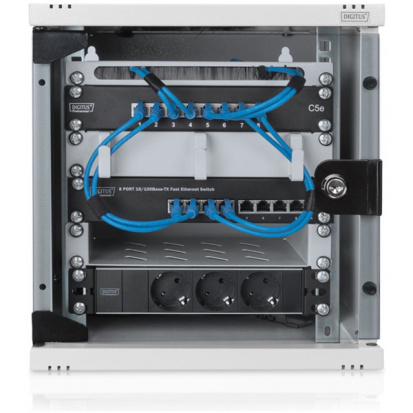 Digitus 10" fali rackszekrény 6U (300x312 mm) #3