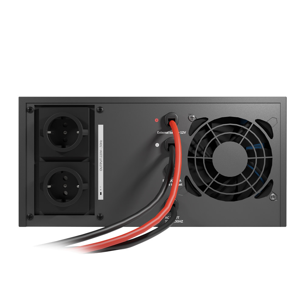 Njoy Aira 600 szinusz inverter, 2x Schuko, 12V DC > 230V AC (500W) #5