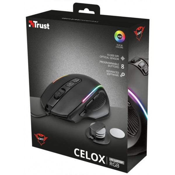 Trust GXT 165 Celox RGB Gaming Mouse #8
