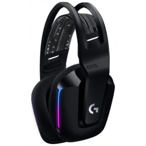 Logitech G733 Lightspeed vezeték nélküli RGB Gaming Headset, fekete #2