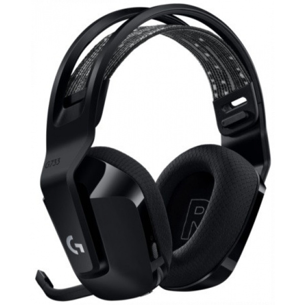 Logitech G733 Lightspeed vezeték nélküli RGB Gaming Headset, fekete #3