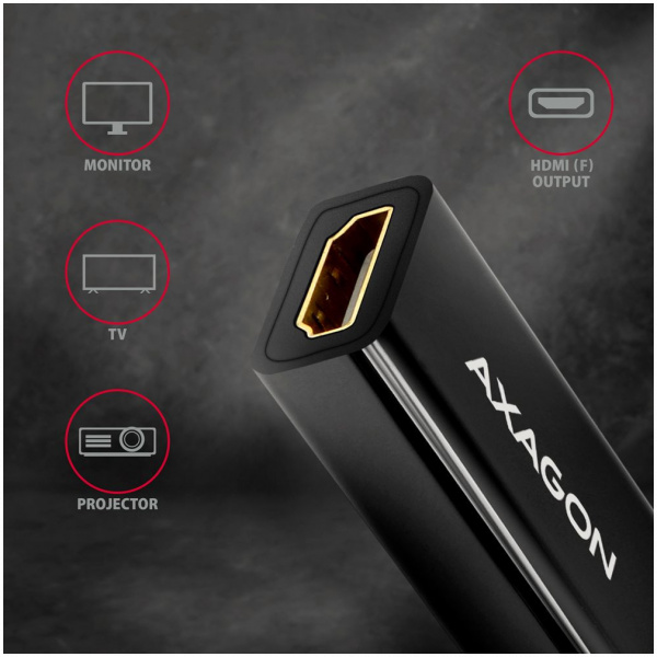 Axagon DisplayPort > HDMI átalakító 4K@30Hz #3