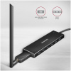 7-portos USB HUB Axagon HUE-F7A (USB 3.2) Type-A csatlakozóval, 1m kábellel #4