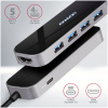 Axagon HMC-6H4A SuperSpeed USB-C Combo 6-in-1 HUB #2