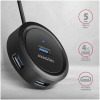 4-portos USB HUB Axagon HUE-P1C (USB 3.2) Type-C csatlakozóval #2
