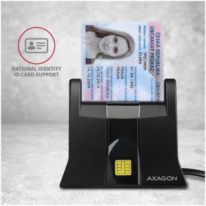Axagon CRE-SM4N Smart Card Standreader olvasó #2