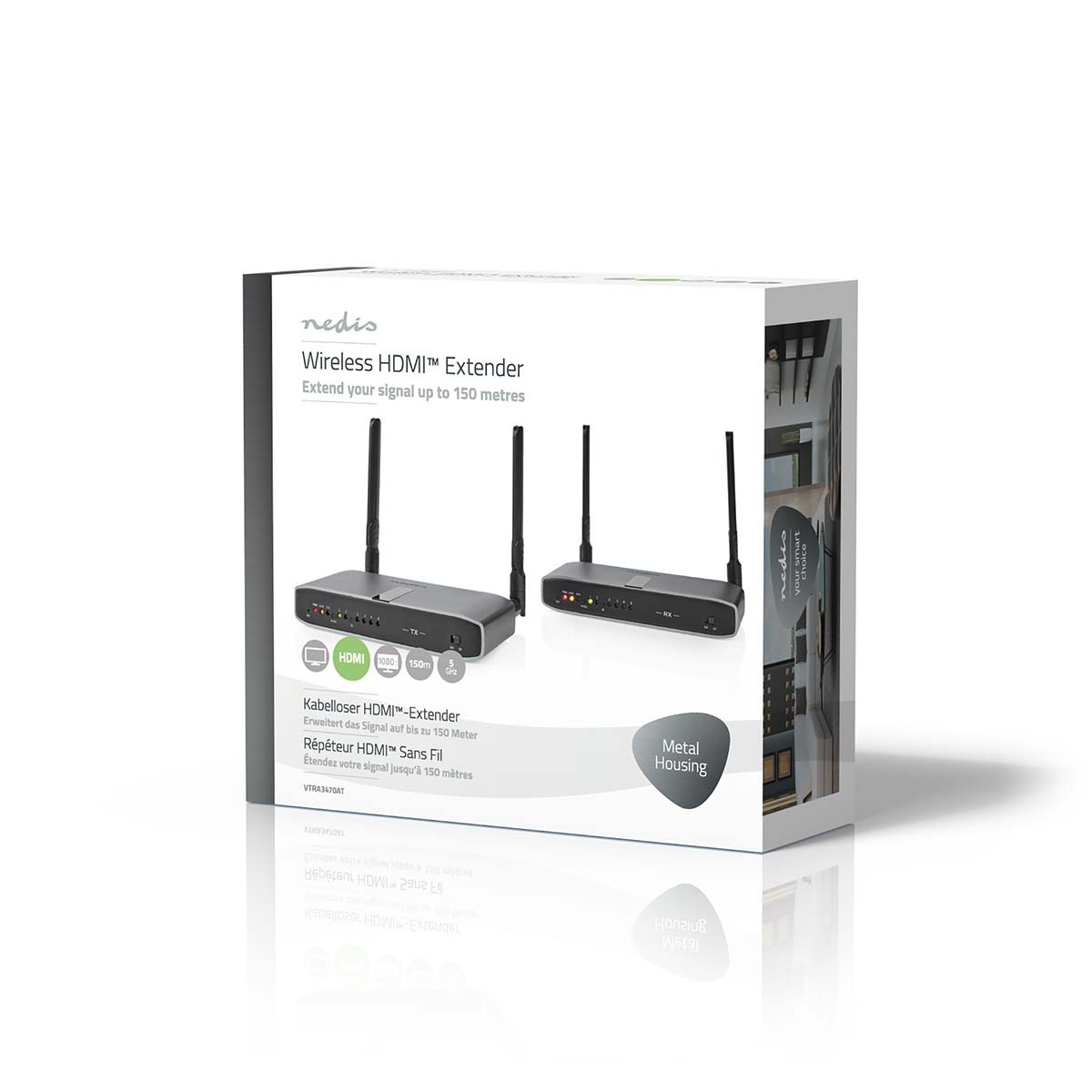 Nedis HDMI Full HD Wireless Extender, vezeték nélkül, akár 100m-ig #7