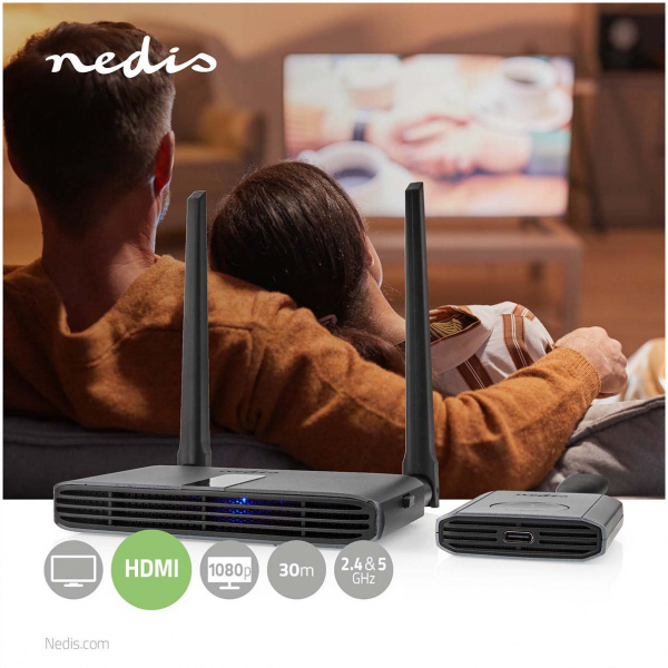 Nedis HDMI Full HD Wireless Extender, vezeték nélkül, akár 30m-ig #3