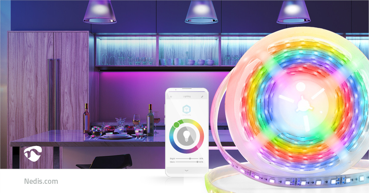 Nedis SmartLife RGB LED szalag, 5m, távirányítóval #8
