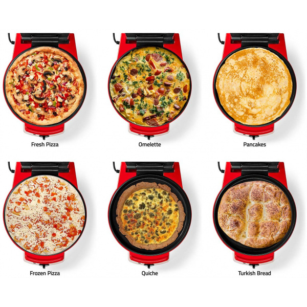 Nedis elektromos pizzakészítő és grillsütő (30cm) #4