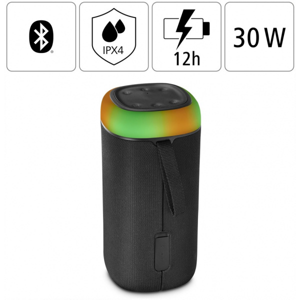 Hama Shine 2.0 RGB Bluetooth hangszóró (30W), fekete #5