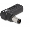Delock laptop töltőadapter USB-C (anya) > HP 7,4 x 5,0 mm (apa) 90° #2