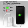 Axagon 220V-os USB-s fali gyorstöltő (1x QC3 USB + 1x PD3.0 USB-C) 30W fehér #7