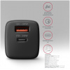 Axagon 220V-os USB-s fali gyorstöltő (1x QC3 USB + 1x PD3.0 USB-C) 30W fekete #4