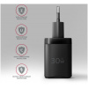 Axagon 220V-os USB-s fali gyorstöltő (1x QC3 USB + 1x PD3.0 USB-C) 30W fekete #5