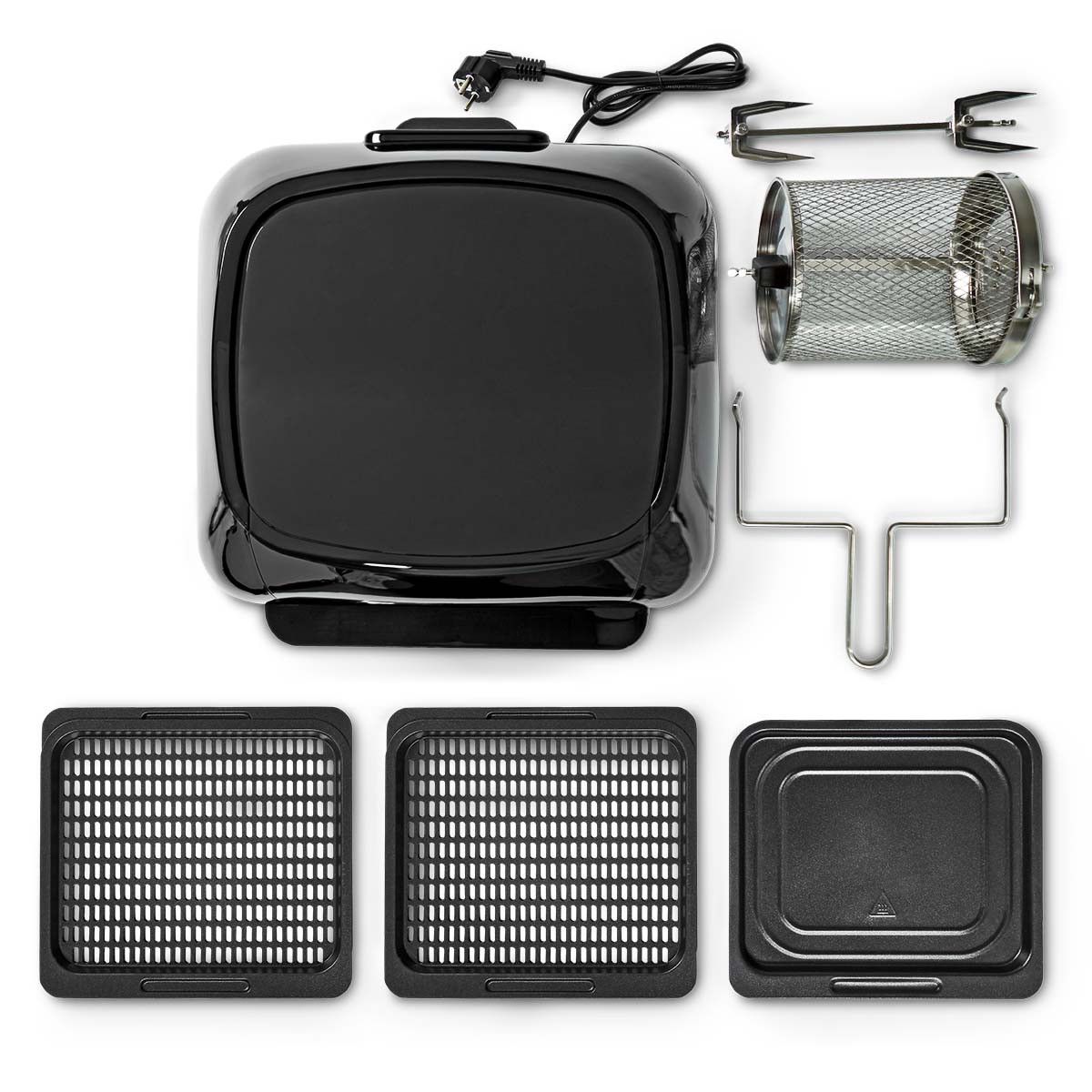 Nedis 9 az 1-ben forrólevegős sütő (1500W, 12l űrtartalom, időzítős) #10