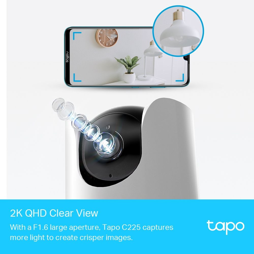 TP-Link TAPO C225 Pan/Tilt AI Home Security Wi-Fi kamera #2