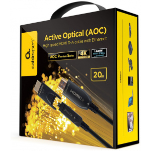 Gembird HDMI D-A Aktív Optikai (AOC) kábel 20m 4K 60Hz #2