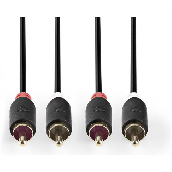 Nedis Premium RCA sztereo összekötő kábel (M/M) 3m #2