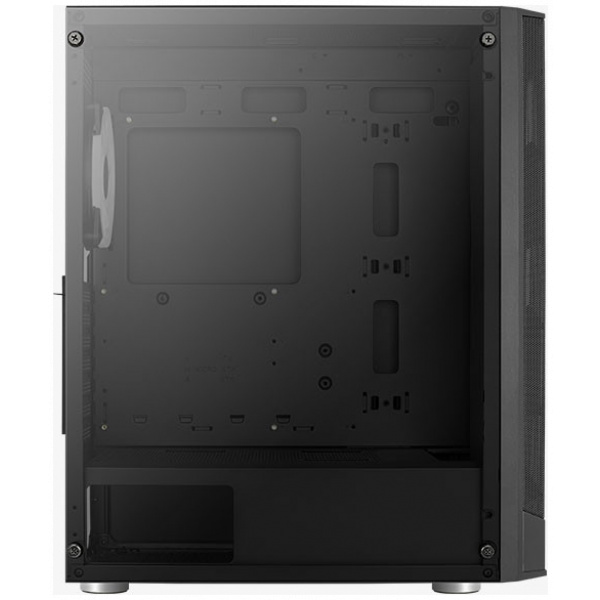 AeroCool Prism v2 FRGB ház edzett üveg oldallappal (fekete) #2