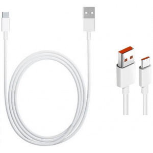 Xiaomi USB-C – USB-A (M/M) kábel, fehér (6A / 120W) 1m (BHR6032GL) #2
