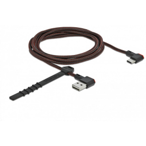 Delock EASY-USB 2.0 kábel USB-A - USB-C kábel 2m 90° balra csatlakozókkal #2