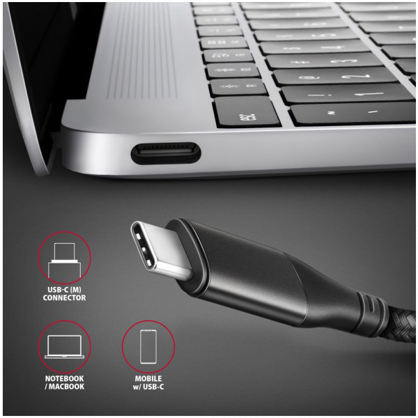 USB Type-C™ - HDMI 2.0a 4K kábel (aktív) 4K 60 Hz, 1,8m Axagon #7