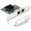 Delock 88205 Gbit PCI-Express (x1) hálókártya 2x RJ45 Gigabit porttal #3