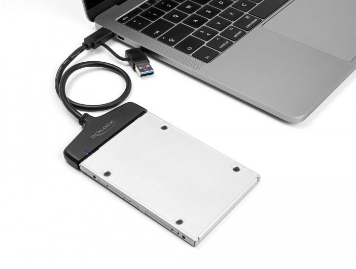 Delock USB 3.2 Type-C / A > SATA átalakító 2,5"-os HDD / SSD számára #3