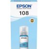 Epson 108 EcoTank tinta (világos cián) #2