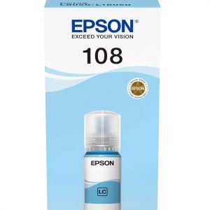 Epson 108 EcoTank tinta (világos cián) #2