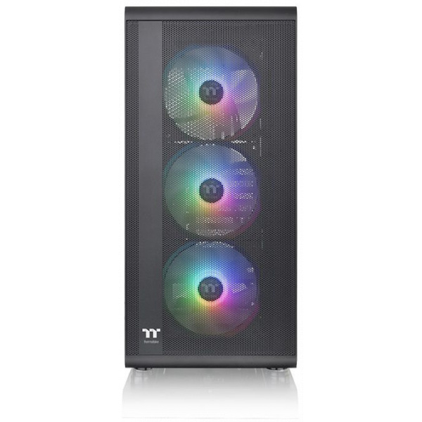 Thermaltake S200 TG ARGB ház üveg oldallappal, RGB világítással (fekete) #2