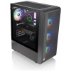 Thermaltake S200 TG ARGB ház üveg oldallappal, RGB világítással (fekete) #5