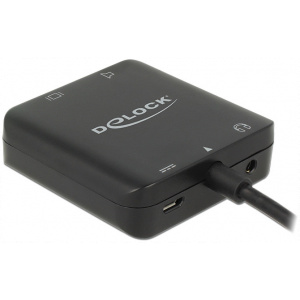 Delock HDMI 4K audio leválasztó HDMI > Toslink + 3,5mm + HDMI #2