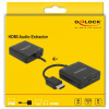 Delock HDMI 4K audio leválasztó HDMI > Toslink + 3,5mm + HDMI #5