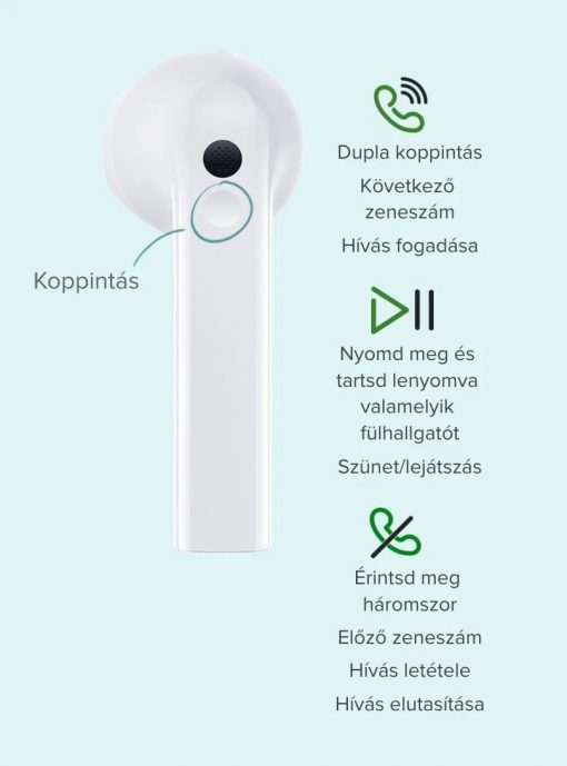 Xiaomi Redmi Buds 3 Wireless Bluetooth Headset (fehér) #4